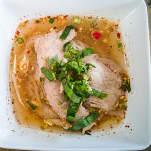 Chicken Thai clear soup