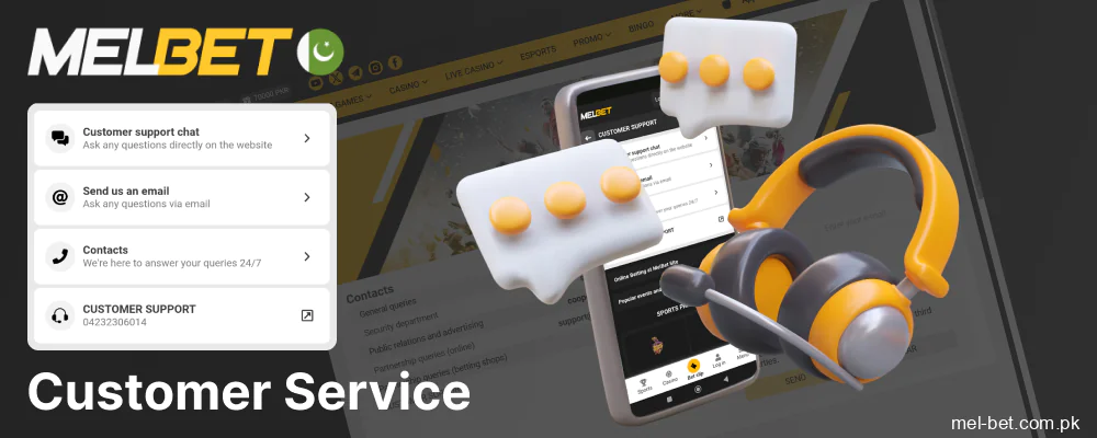 Melbet Pakistan customer support options and languages