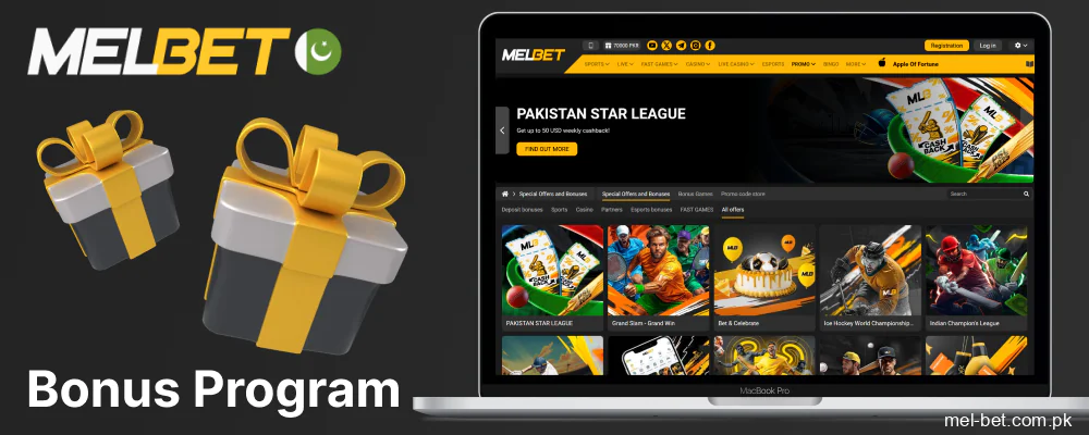 Overview of Melbet Pakistan bonus program